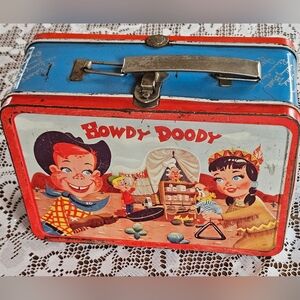 HOWDY DOODY VINTAGE 1954 LUNCHBOX COLLECTIBLE AMERICANA TELEVISION PUPPET